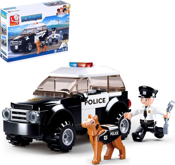 Изображение товара Конструктор Sluban Полиция. Городской патруль / M38-B0639 (78эл)