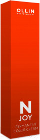 Изображение товара Крем-краска для волос Ollin Professional N-Joy перманентная 0/25 (100мл, фиолетово-махагоновый розовый)