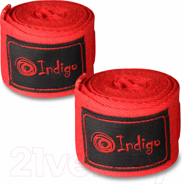 Изображение товара Боксерские бинты Indigo Sport 1115 (2.5м, красный)