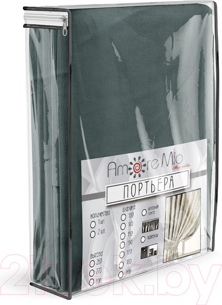 Изображение товара Штора Amore Mio RR 207-07 200x260 / 34505 (тиффани/люверсы)