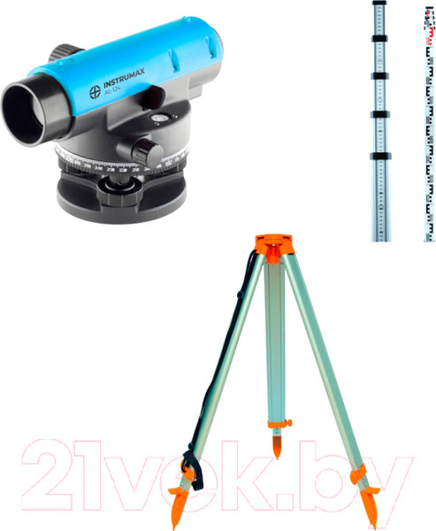 Изображение товара Оптический нивелир Instrumax AL-124 (+ рейка штатив / IM0131_K)