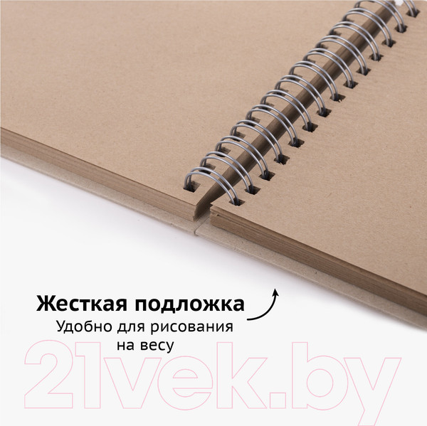 Изображение товара Скетчбук Brauberg Art Debut / 112998 (крафтовая бумага)