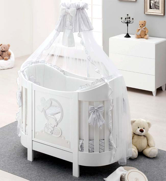 Изображение товара Детская кроватка Italbaby Love Oval / 070.1400-0405 (белый)
