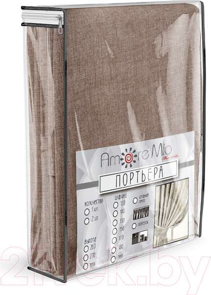 Изображение товара Штора Amore Mio RR 102-21 200x270 / 3369 (бежевый)