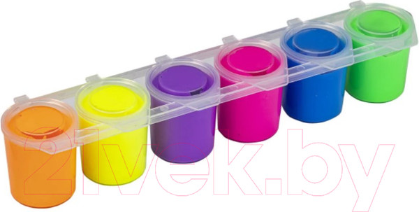 Изображение товара Акриловые краски Остров Сокровищ Неон / 191692 (6цв)