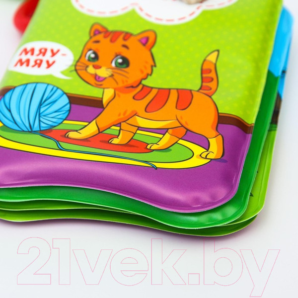 Изображение товара Игрушка для ванной Крошка Я Книжка. Кто как говорит ? / 1393968