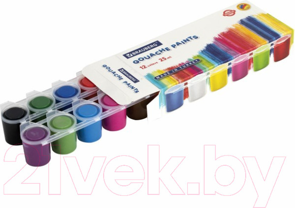 Изображение товара Гуашь Brauberg Premium / 191700 (12цв)