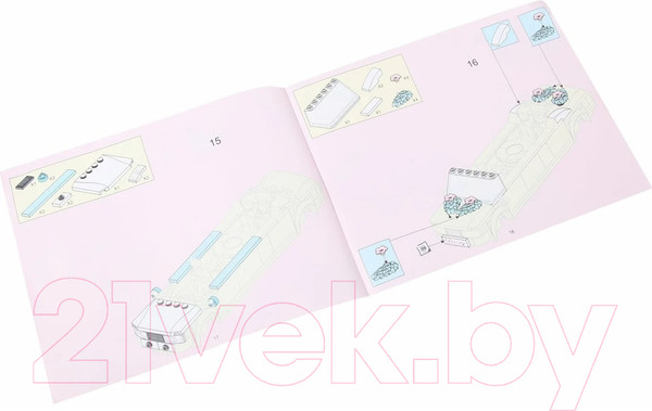 Изображение товара Конструктор Sluban Розовая мечта. Свадебный автомобиль / M38-B0767 (204эл)