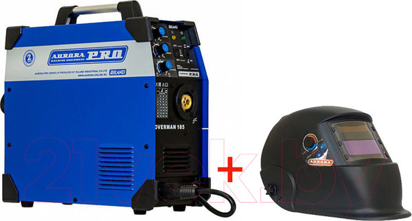 Изображение товара Полуавтомат сварочный AURORA Overman 185 (+ маска AURORA A998F Black)