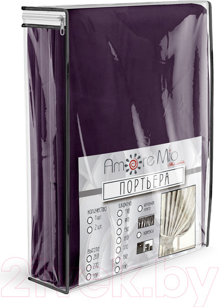 Изображение товара Штора Amore Mio RR PL T66-104 200x270 / 18648 (брусника)