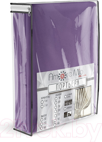 Изображение товара Штора Amore Mio RR Milan-21 200x270 / 85173 (сиреневый)