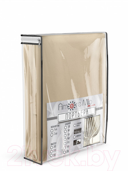 Изображение товара Штора Amore Mio RR Milan-02 200x270 / 85165 (бежевый)
