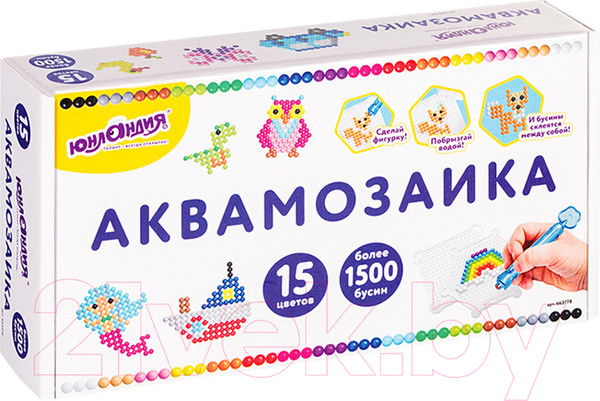 Изображение товара Развивающая игра Юнландия Аквамозаика / 663778