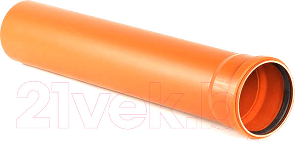 Изображение товара Труба наружной канализации Armakan ПВХ 110x3.2x3м / KZPC-RR-110-004