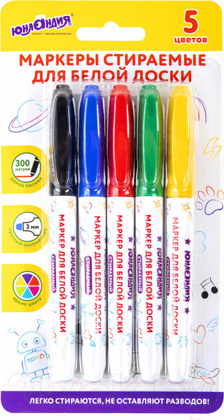 Изображение товара Набор маркеров Юнландия Colorway / 152099 (5цв)