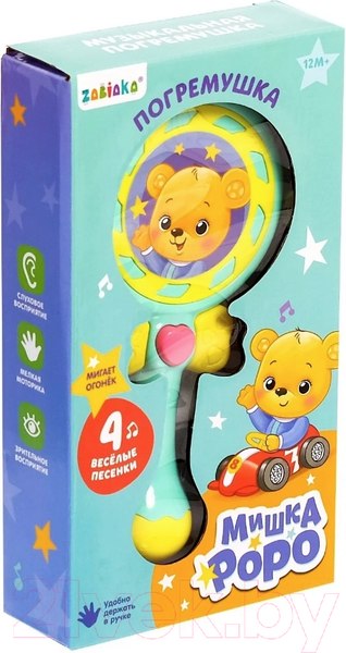Изображение товара Погремушка Zabiaka Мишка Роро / 4516009