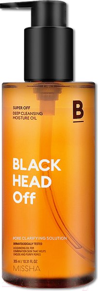 Изображение товара Гидрофильное масло Missha Super Off Cleansing Oil Blackhead Off Deep Cleansing (305мл)