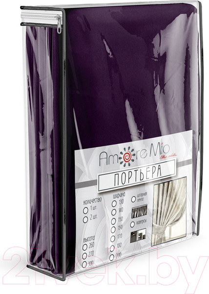 Изображение товара Штора Amore Mio RR 6668-16 200x270 / 13072 (фуксия)