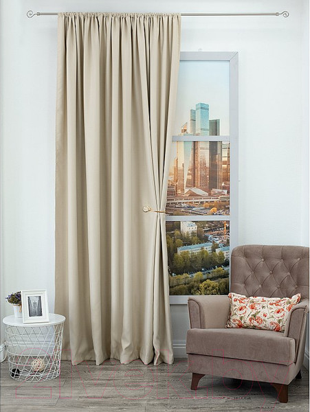 Изображение товара Штора Amore Mio RR 6668-02 200x270 / 13239 (бежевый)