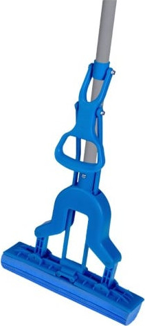 Изображение товара Швабра с отжимом OfficeClean Professional Бабочка самоотжимная насадка ПВА 28см (телеск. ручка 75-107см)