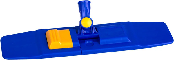 Изображение товара Швабра OfficeClean Professional (телескопическая ручка, пласт держ 40см, насадка моп микрофибра/абразив карман)