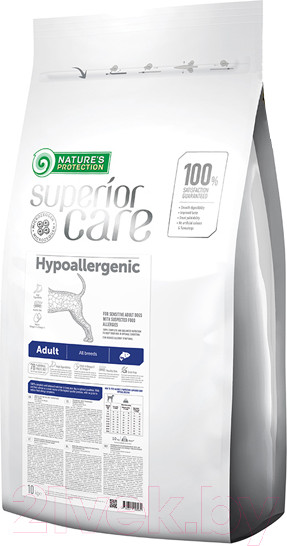 Изображение товара Сухой корм для собак Nature's Protection SC Hypoallergenic Grain Free Salmon (10кг)