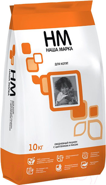 Изображение товара Сухой корм для кошек Наша Марка для котят НМ022-1 (10кг)