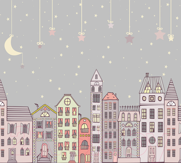 Изображение товара Фотообои листовые Vimala Детский город (270x300)