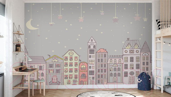 Изображение товара Фотообои листовые Vimala Детский город (270x300)