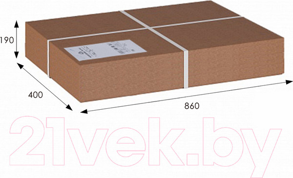 Изображение товара Консольный столик Мебелик Берже 20 (белый ясень)