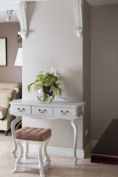 Изображение товара Консольный столик Мебелик Берже 6 (белый ясень)