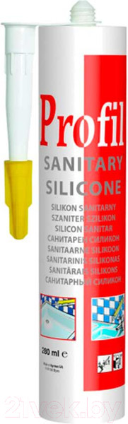 Изображение товара Герметик силиконовый Soudal Санитарный (270мл, бесцветный)