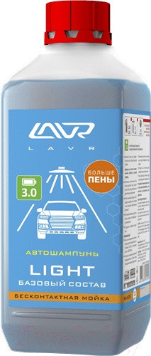 Изображение товара Автошампунь Lavr Light для бесконтактной мойки / Ln2301 (1.1кг)