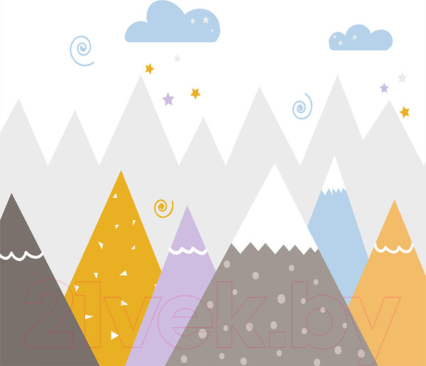 Изображение товара Фотообои листовые Vimala Детские горы 2 (270x300)