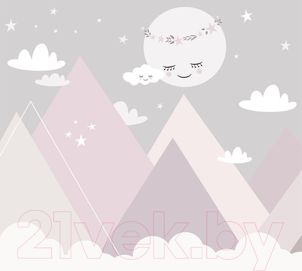 Изображение товара Фотообои листовые Vimala Розовые горы (270x300)