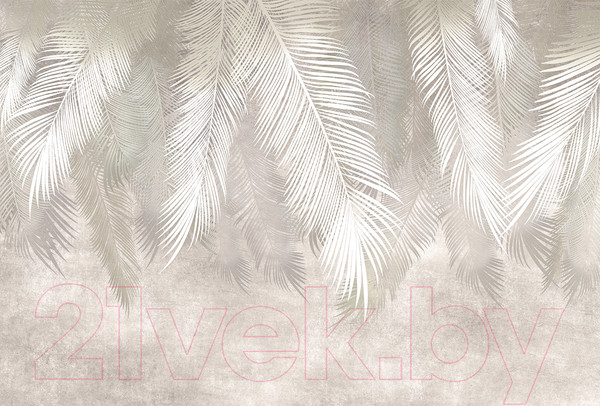 Изображение товара Фотообои листовые Vimala Бежевые листья (270x400)