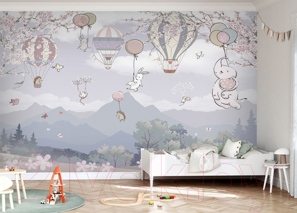 Изображение товара Фотообои листовые Vimala Весенний полёт (270x400)