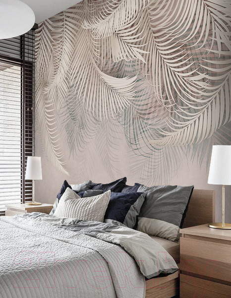 Изображение товара Фотообои листовые Vimala Тропические листья (270x300)