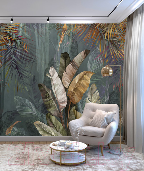 Изображение товара Фотообои листовые Vimala 3D Банановые листья 2 (270x300)
