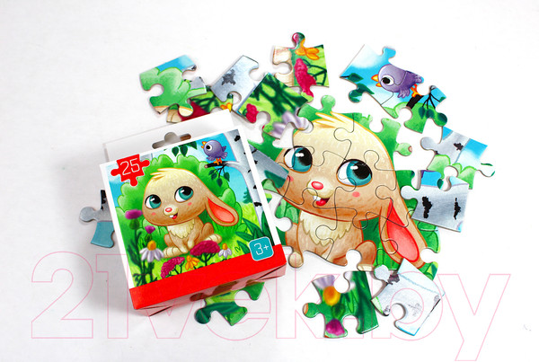 Изображение товара Пазл Baby Toys First Puzzle Зайчонок / 04289 (25эл)