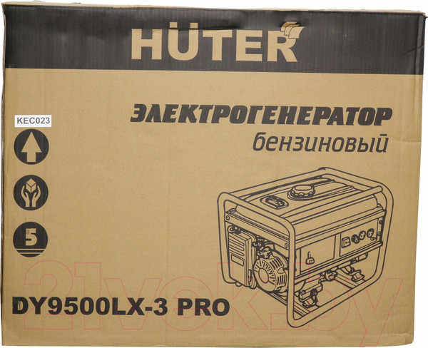 Изображение товара Бензиновый генератор Huter DY9500LX-3 Pro-электростартер (64/1/77)