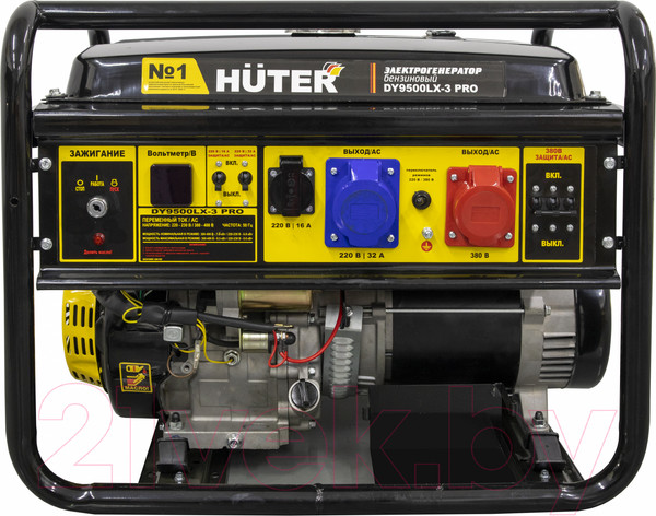 Изображение товара Бензиновый генератор Huter DY9500LX-3 Pro-электростартер (64/1/77)