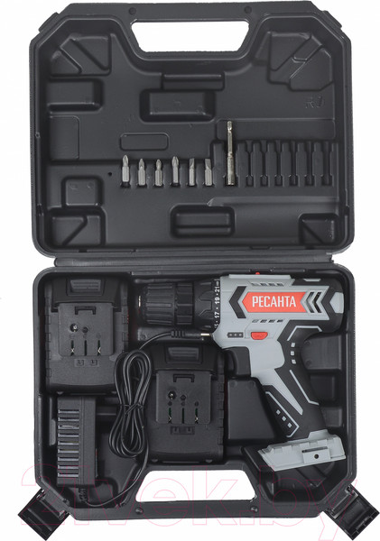 Изображение товара Аккумуляторная дрель-шуруповерт Ресанта ДА-50Л2-18А (75/14/9)