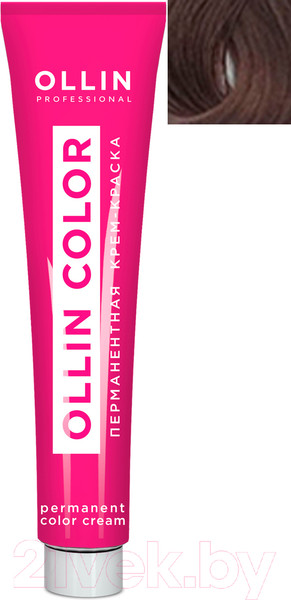 Изображение товара Крем-краска для волос Ollin Professional Color перманентная 6/71 (60мл, темно-русый коричнево-пепельный)