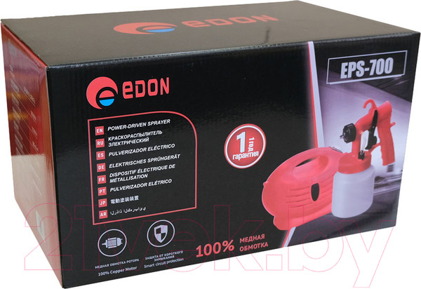 Изображение товара Краскопульт электрический Edon EPS-700