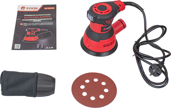 Изображение товара Вибрационная шлифовальная машина Edon OS-125/420
