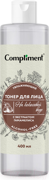 Изображение товара Тонер для лица Compliment Увлажняющий  (400мл)