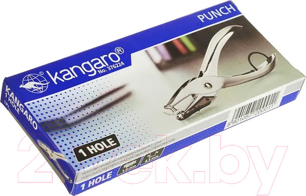 Изображение товара Дырокол Kangaro One-Hole (серебристый)