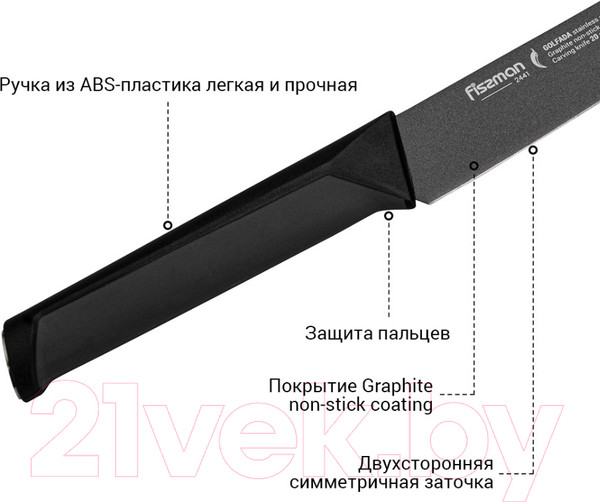 Изображение товара Нож Fissman Golfada 2441