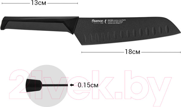 Изображение товара Нож Fissman Golfada 2442
